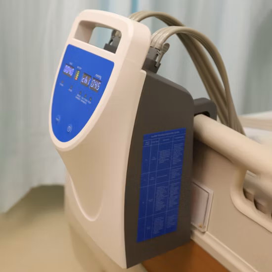 Bomba portátil reutilizável para trombose venosa profunda