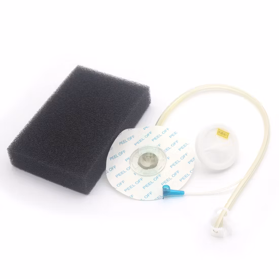 Kit de curativo Npwt para terapia de feridas com pressão negativa em estoque