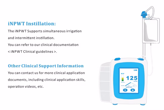 Bomba Npwt do dispositivo da terapia do reparo da ferida da terapia de feridas da pressão negativa Npwt